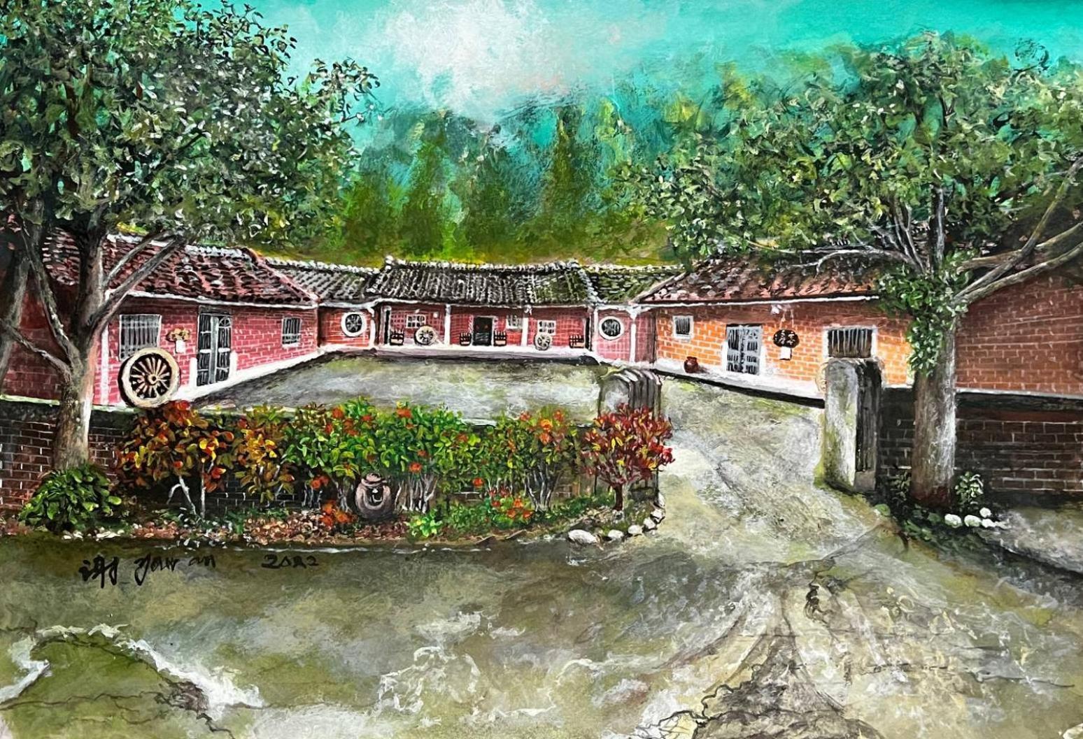 Hong Wa Cuo南投埔里紅瓦厝山居民宿 Εξωτερικό φωτογραφία